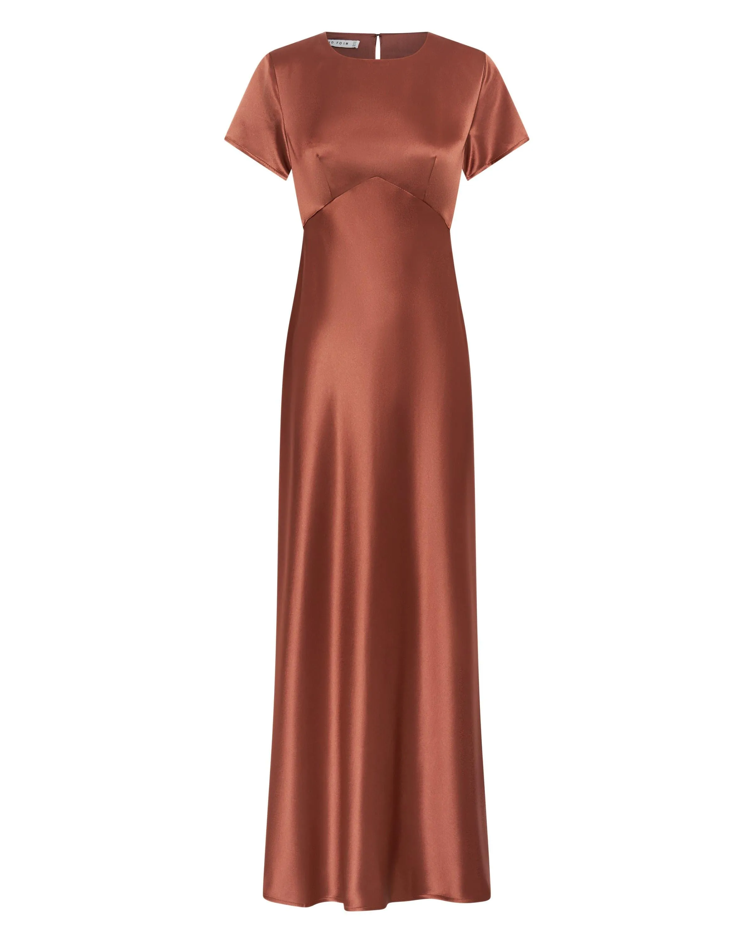 SATIN BIAS MAXI TEE DRESS | SPICE