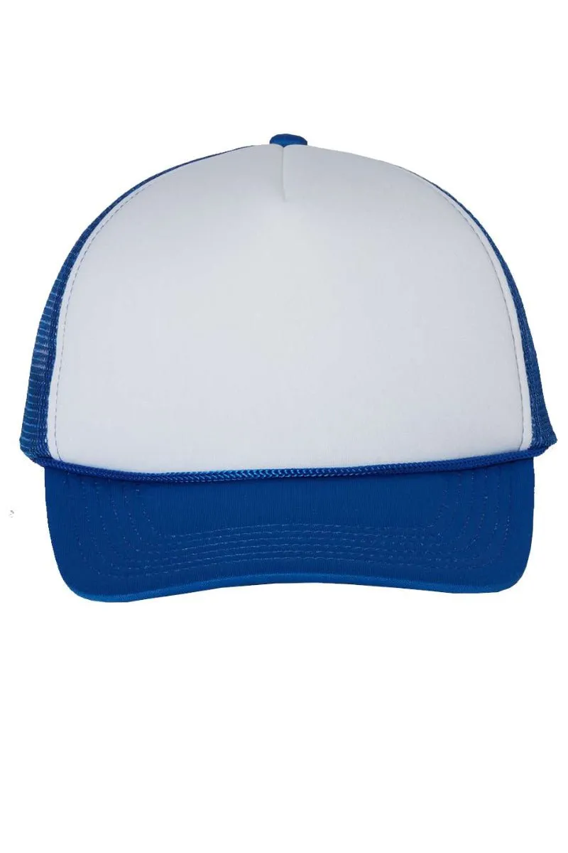 Satin Black Bow Foam Mesh Back Trucker Cap