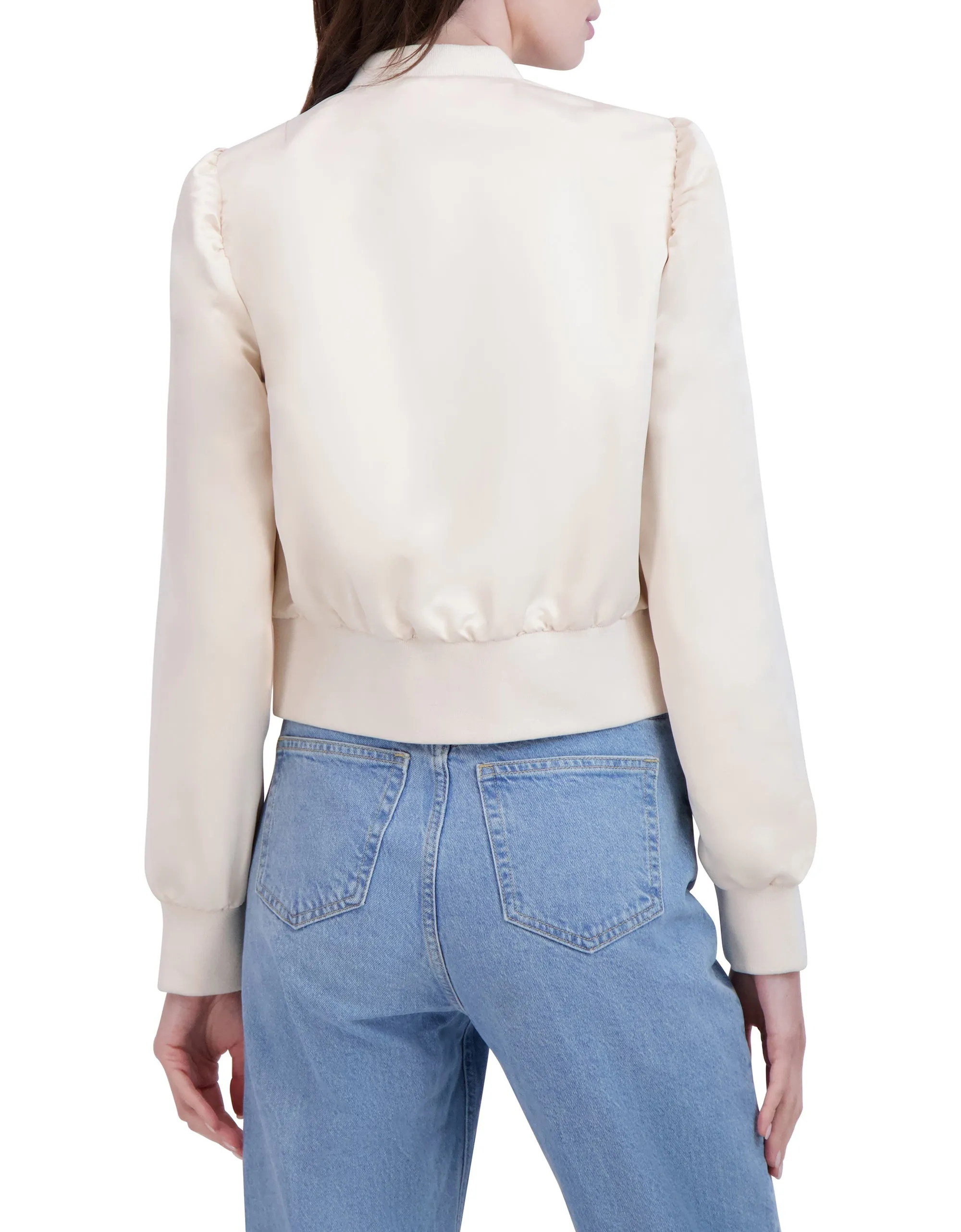 Satin Bomber Jacket