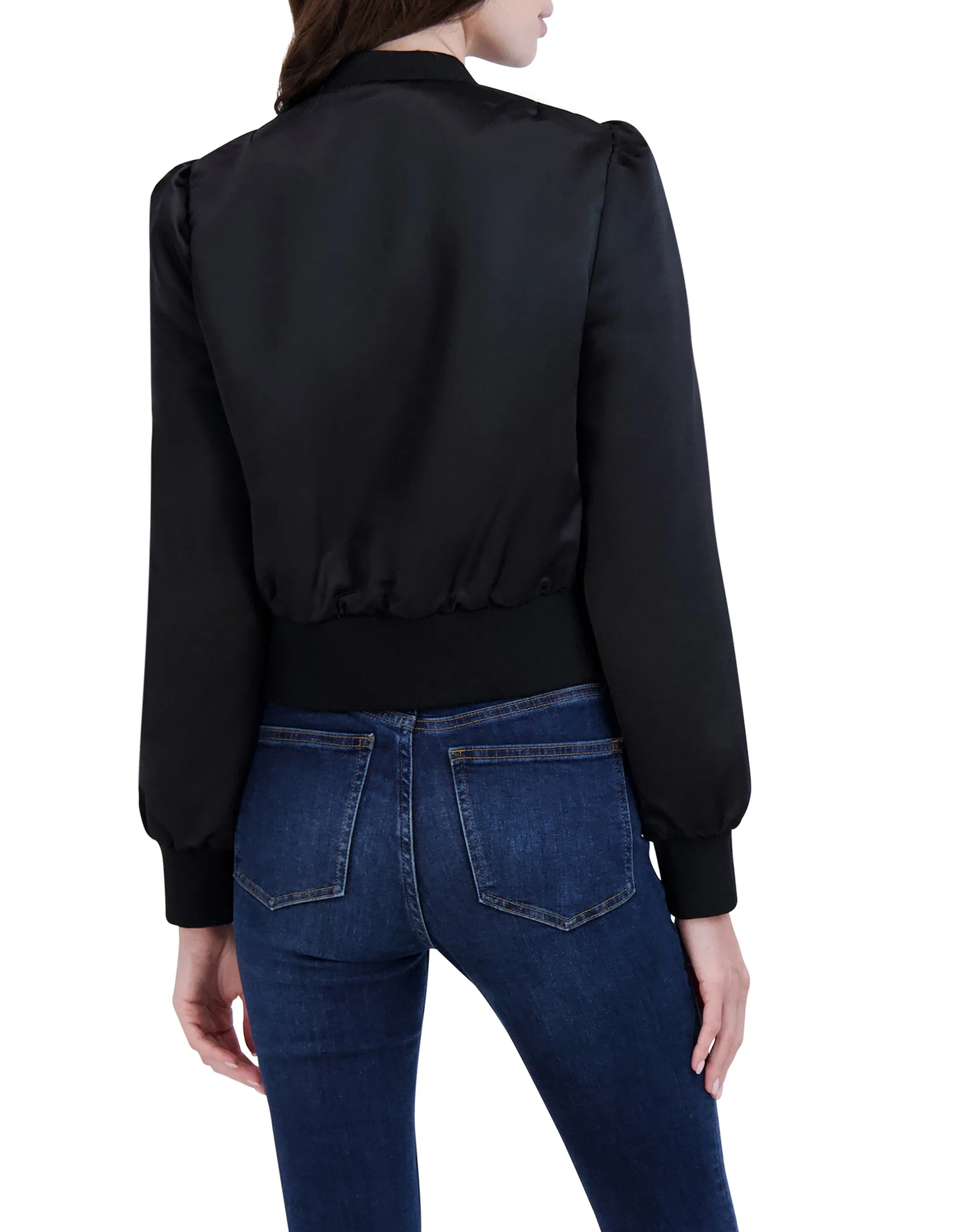 Satin Bomber Jacket