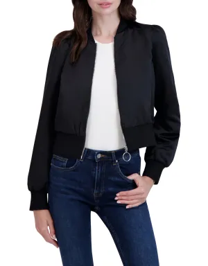 Satin Bomber Jacket