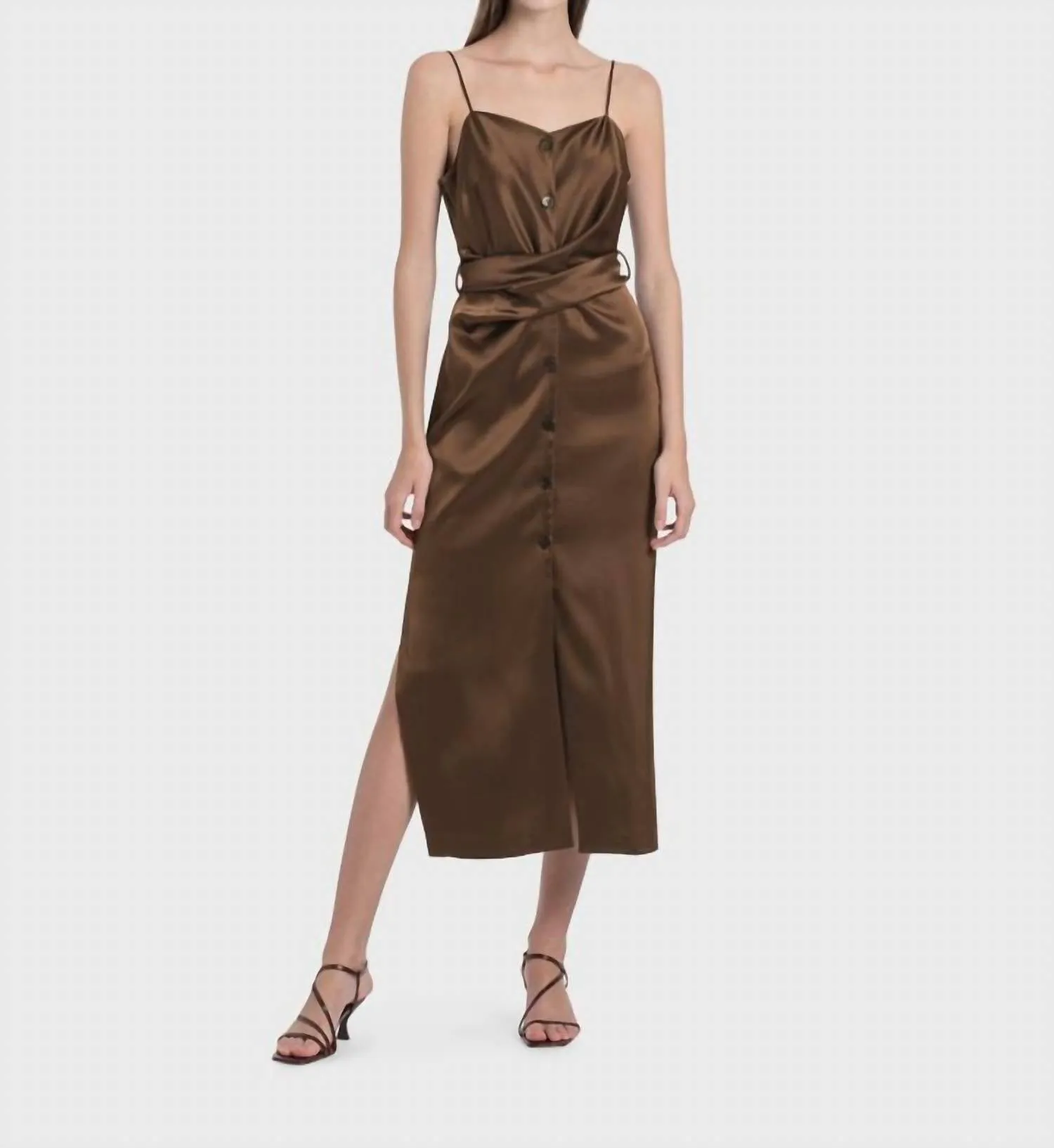 Sayan Dress In Brown