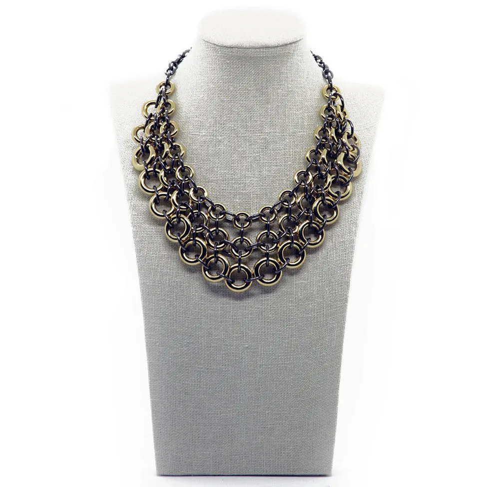 Seduction: Cascading Circle Necklace Set