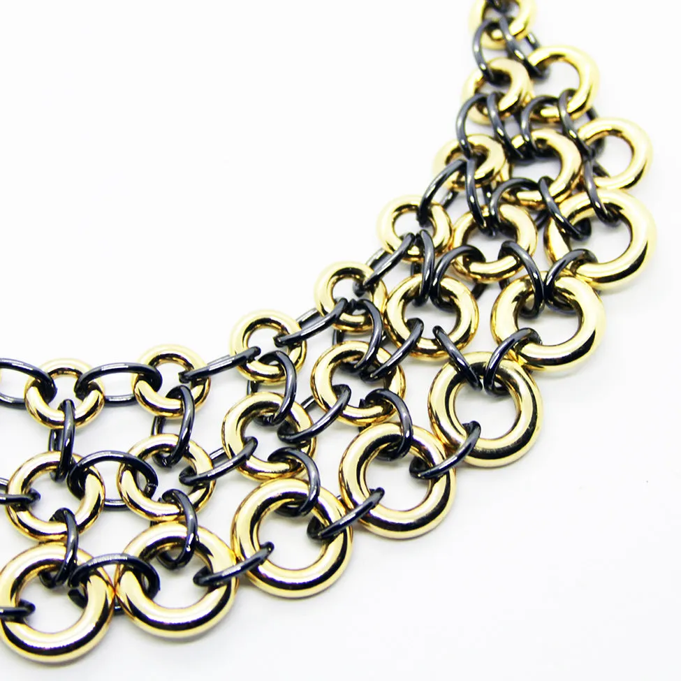 Seduction: Cascading Circle Necklace Set
