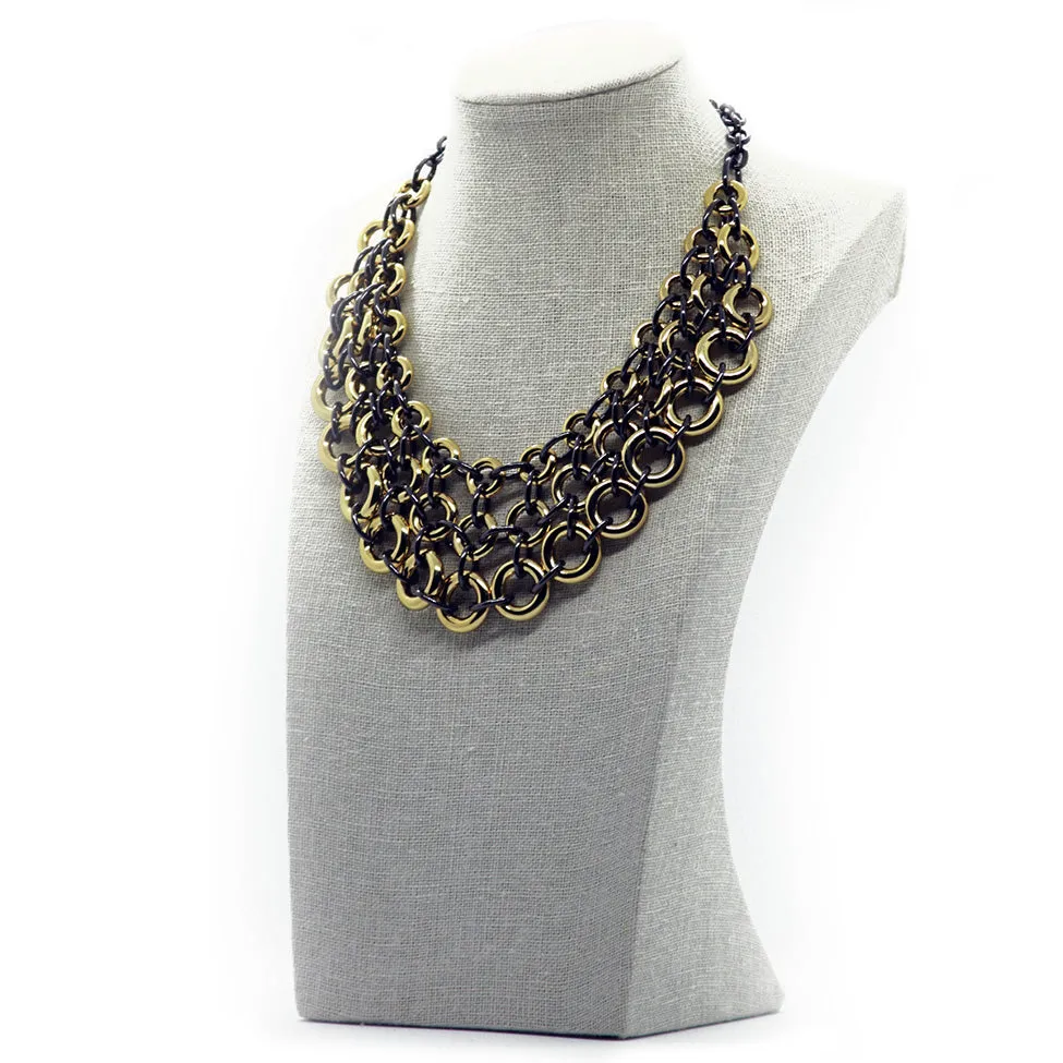 Seduction: Cascading Circle Necklace Set