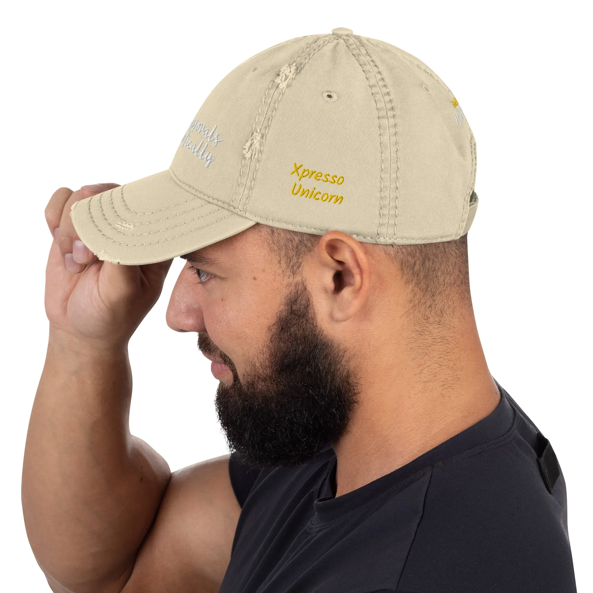 Seek No Approvals Distressed Hat