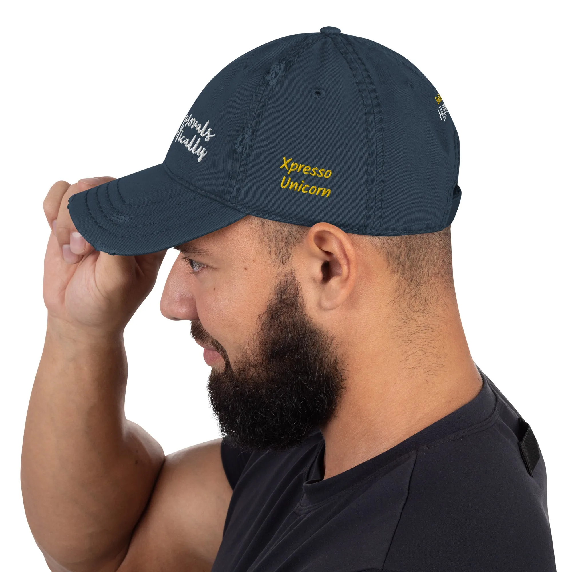 Seek No Approvals Distressed Hat