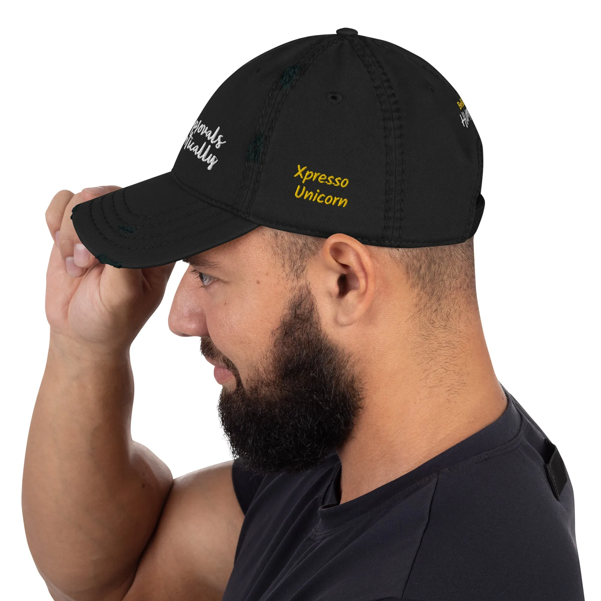 Seek No Approvals Distressed Hat