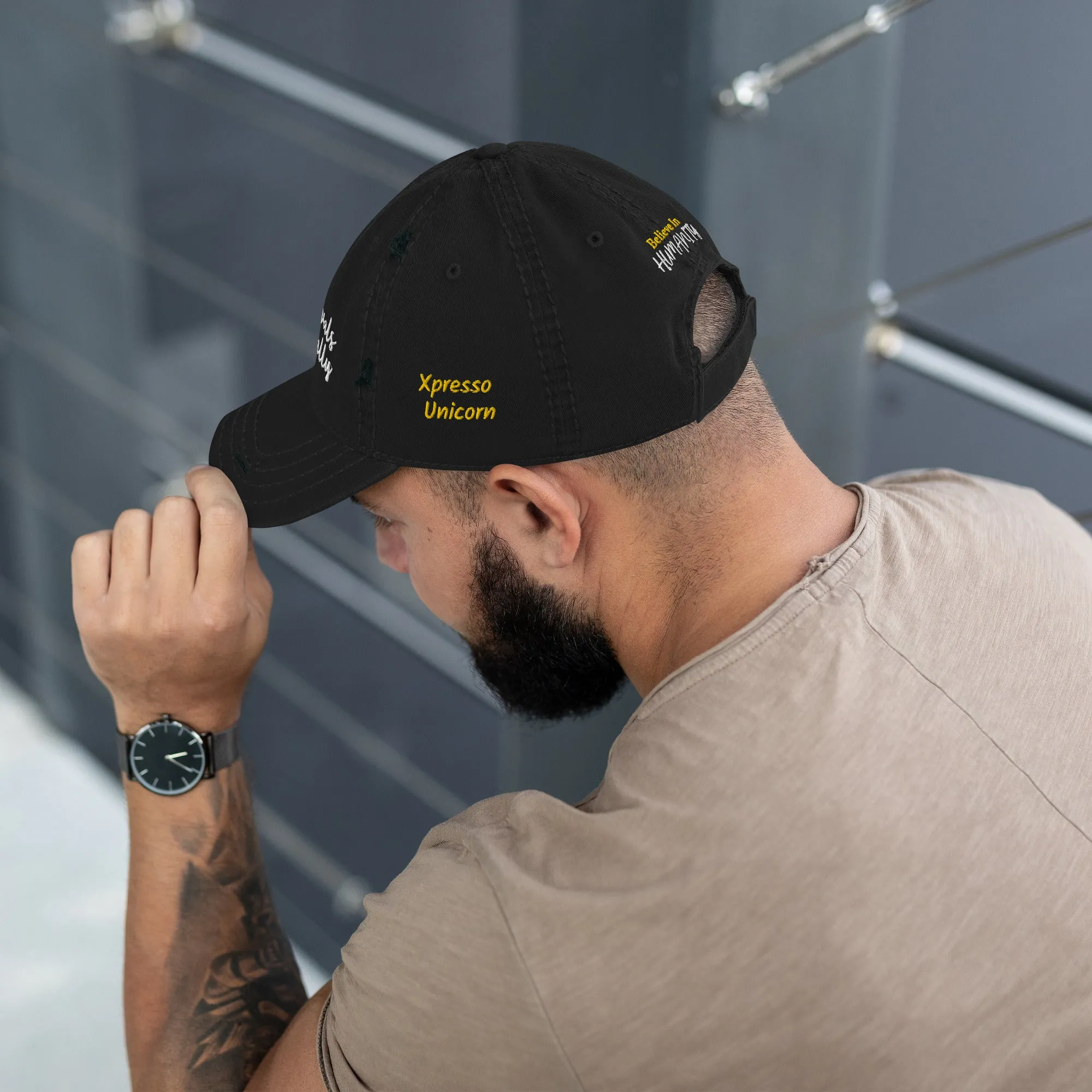 Seek No Approvals Distressed Hat