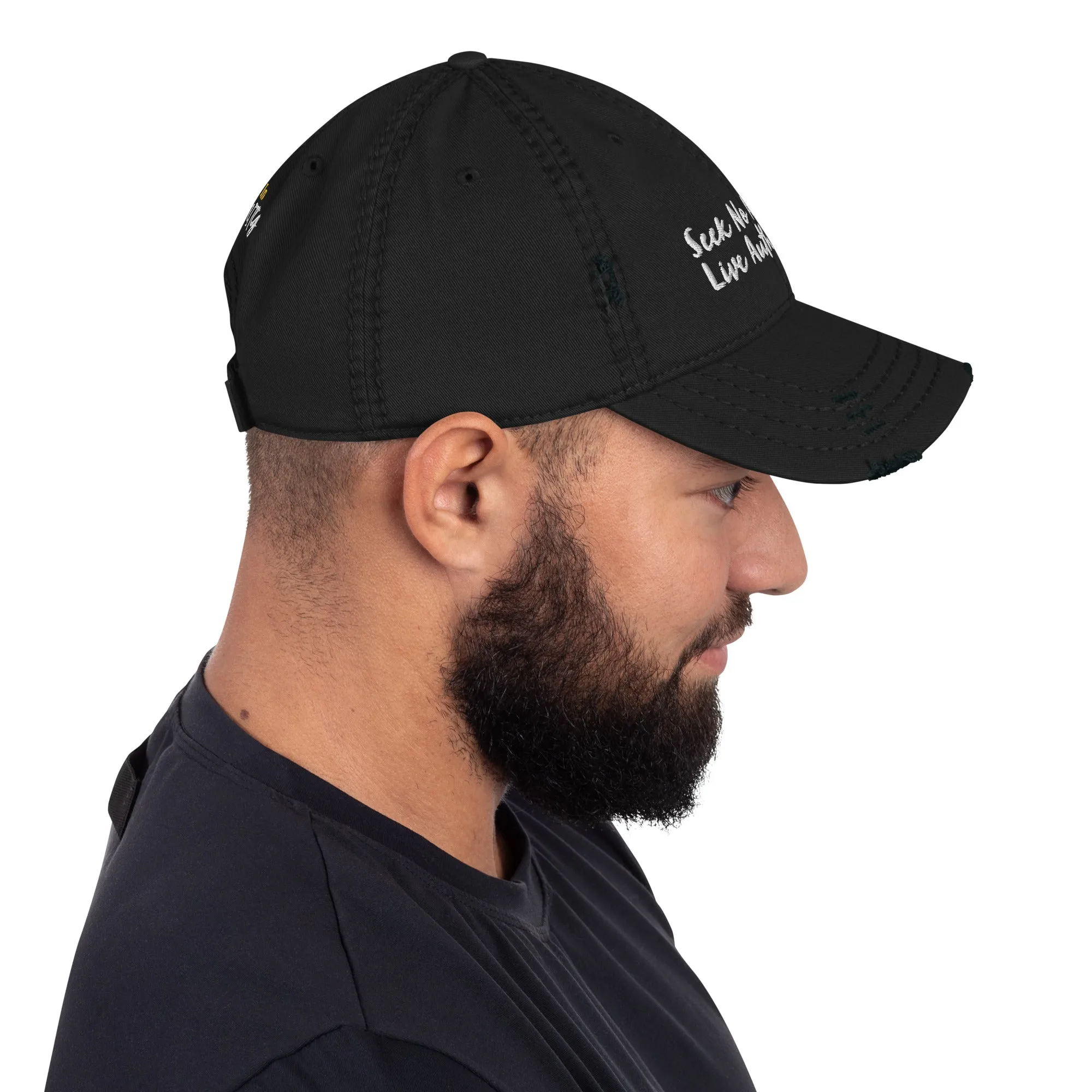 Seek No Approvals Distressed Hat