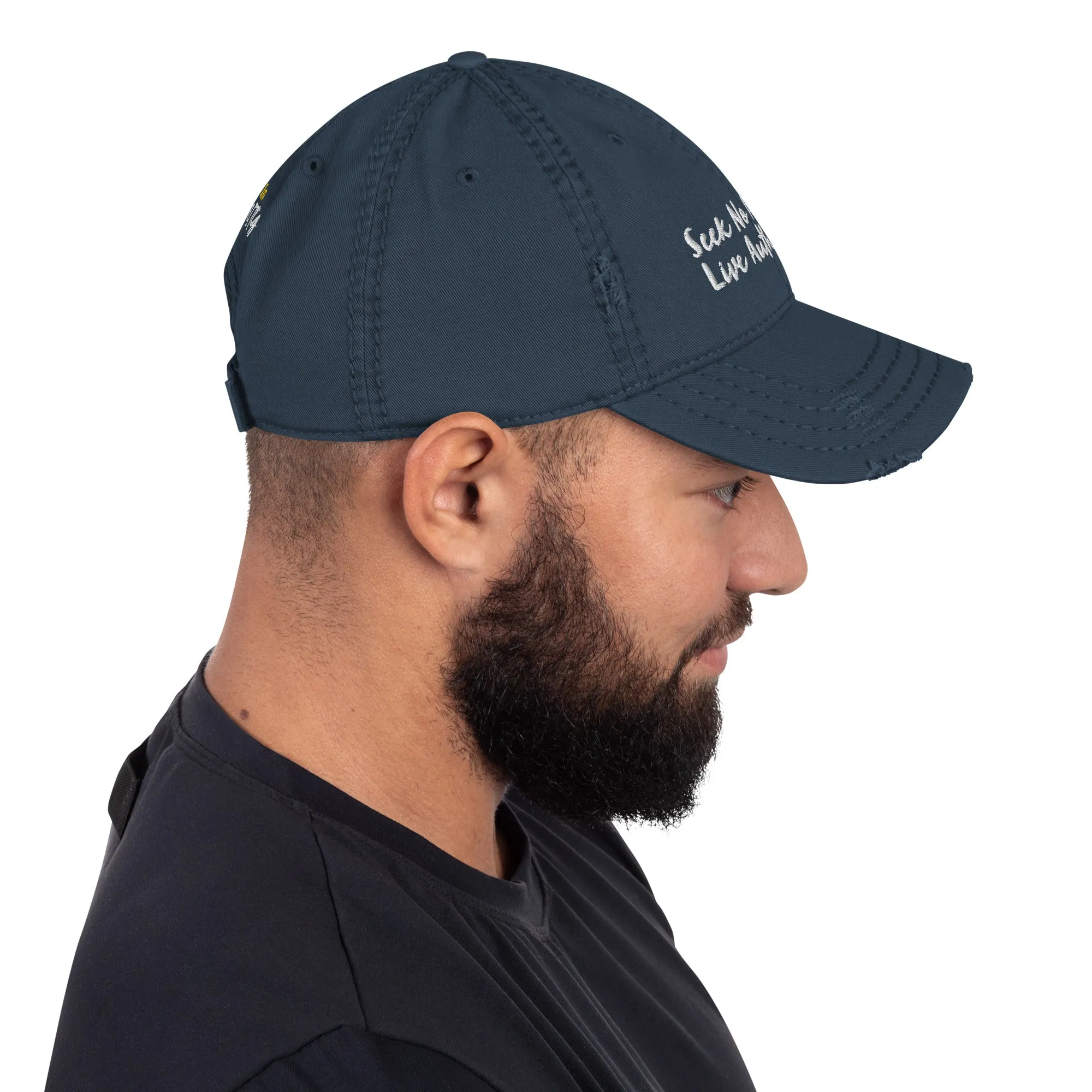 Seek No Approvals Distressed Hat