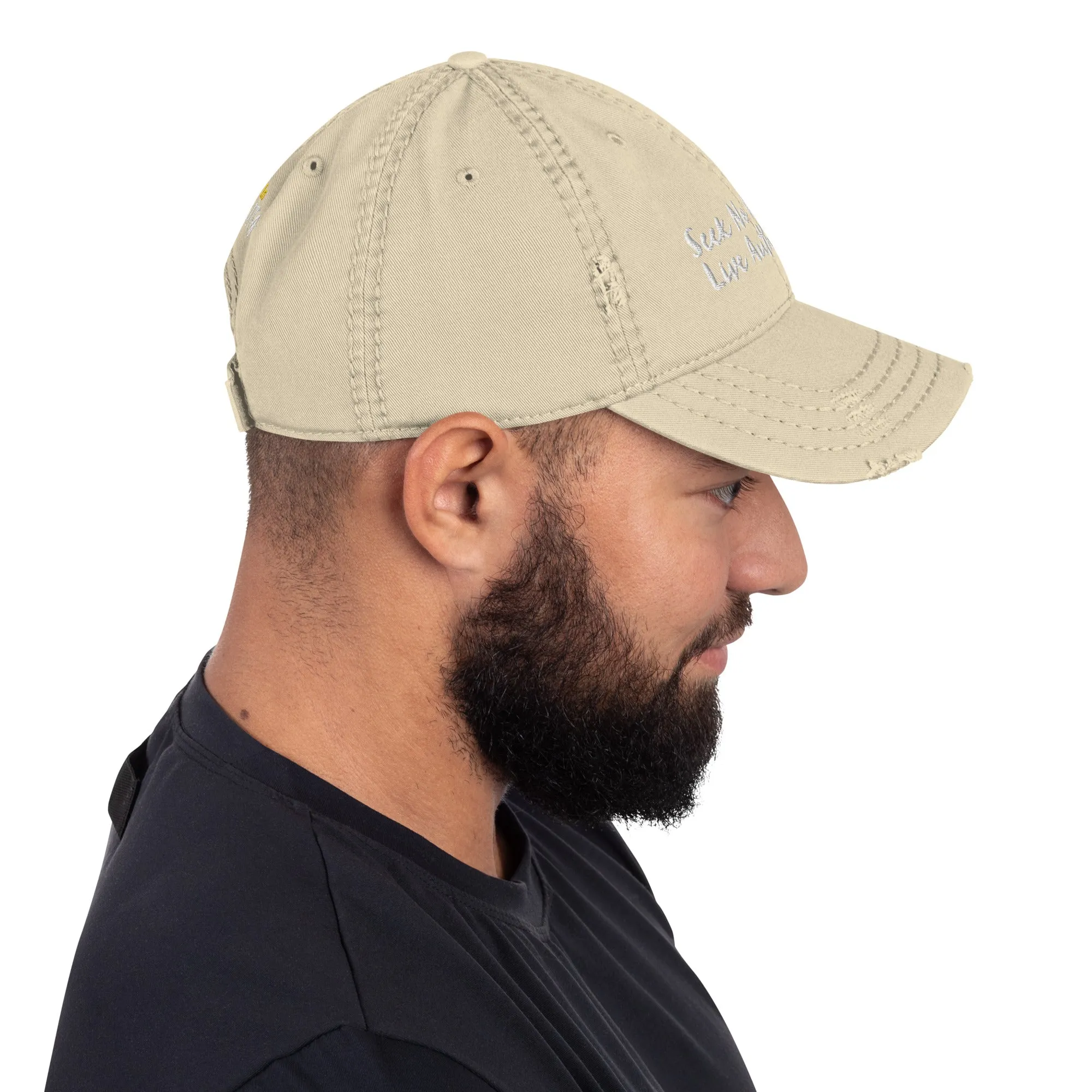 Seek No Approvals Distressed Hat