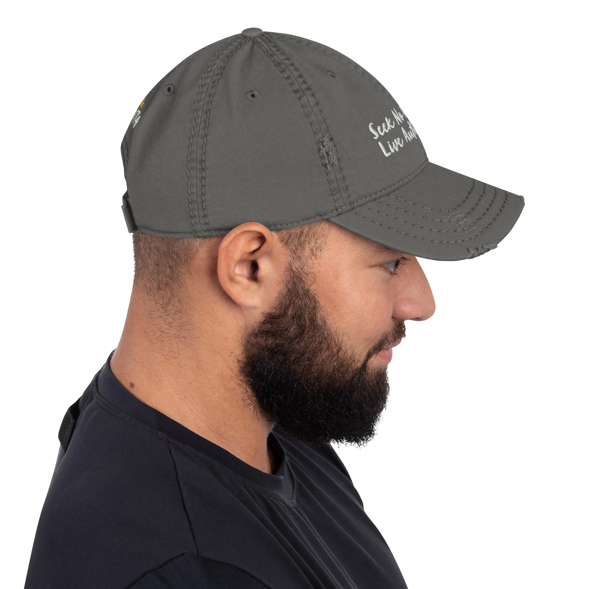 Seek No Approvals Distressed Hat