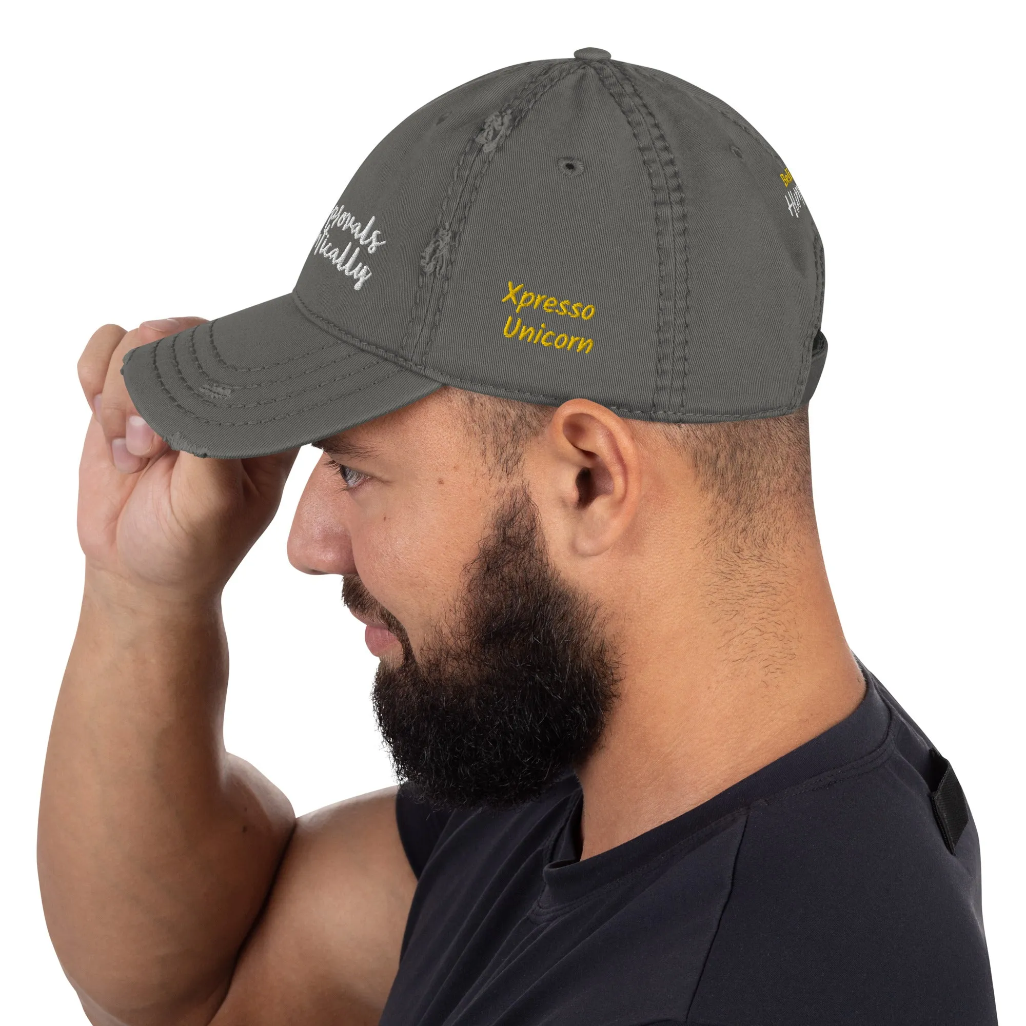 Seek No Approvals Distressed Hat