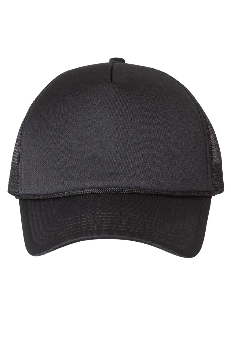 She Is Strong Pink Ribbon Foam Mesh Back Trucker Cap