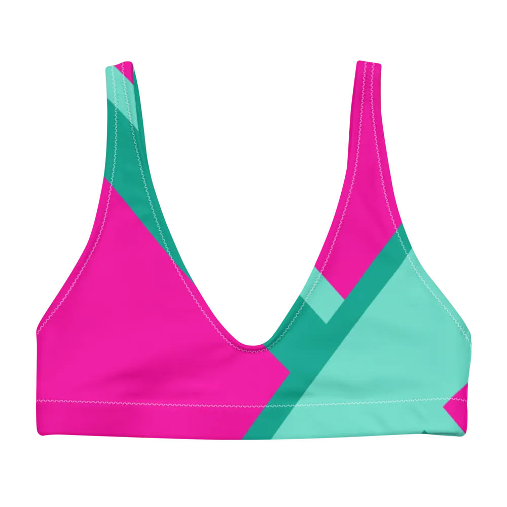 Signature Color Block Mint Sports Bralette