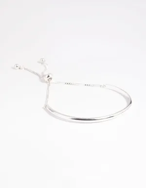 Silver Toggle Cuff Bracelet
