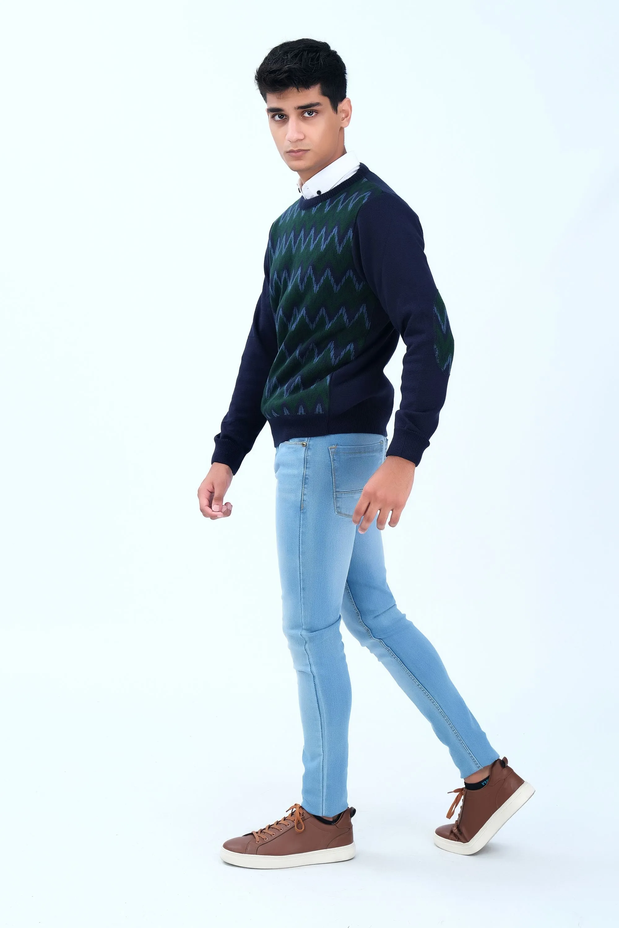Smart Navy Sweater