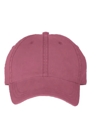 SMF Pigment Dyed Cardinal Mom Cap