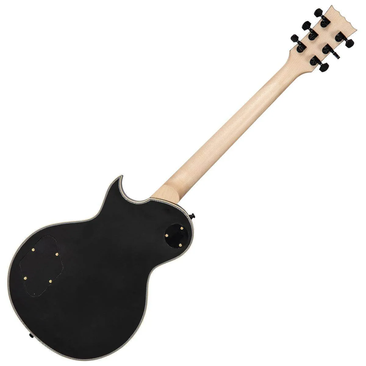SOLD – Vintage V100 ProShop Custom-Build ~ Matte Black Maple Neck