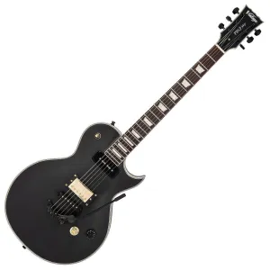 SOLD – Vintage V100 ProShop Custom-Build ~ Matte Black Maple Neck