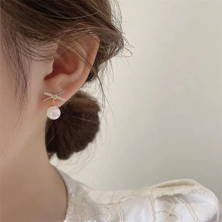 Sophisticated and stylish pearl earrings
