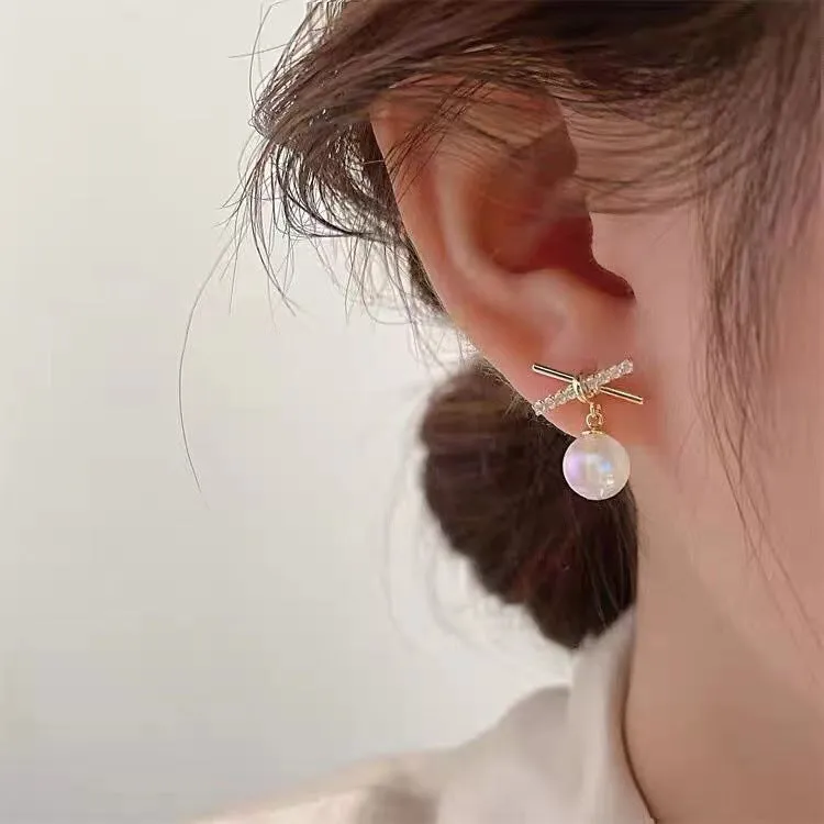 Sophisticated and stylish pearl earrings