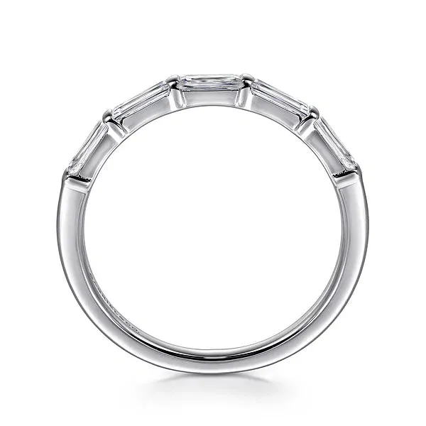 Sophisticated Baguette Diamond Wedding Band