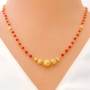 Sophisticated Graceful 22k Gold Necklace