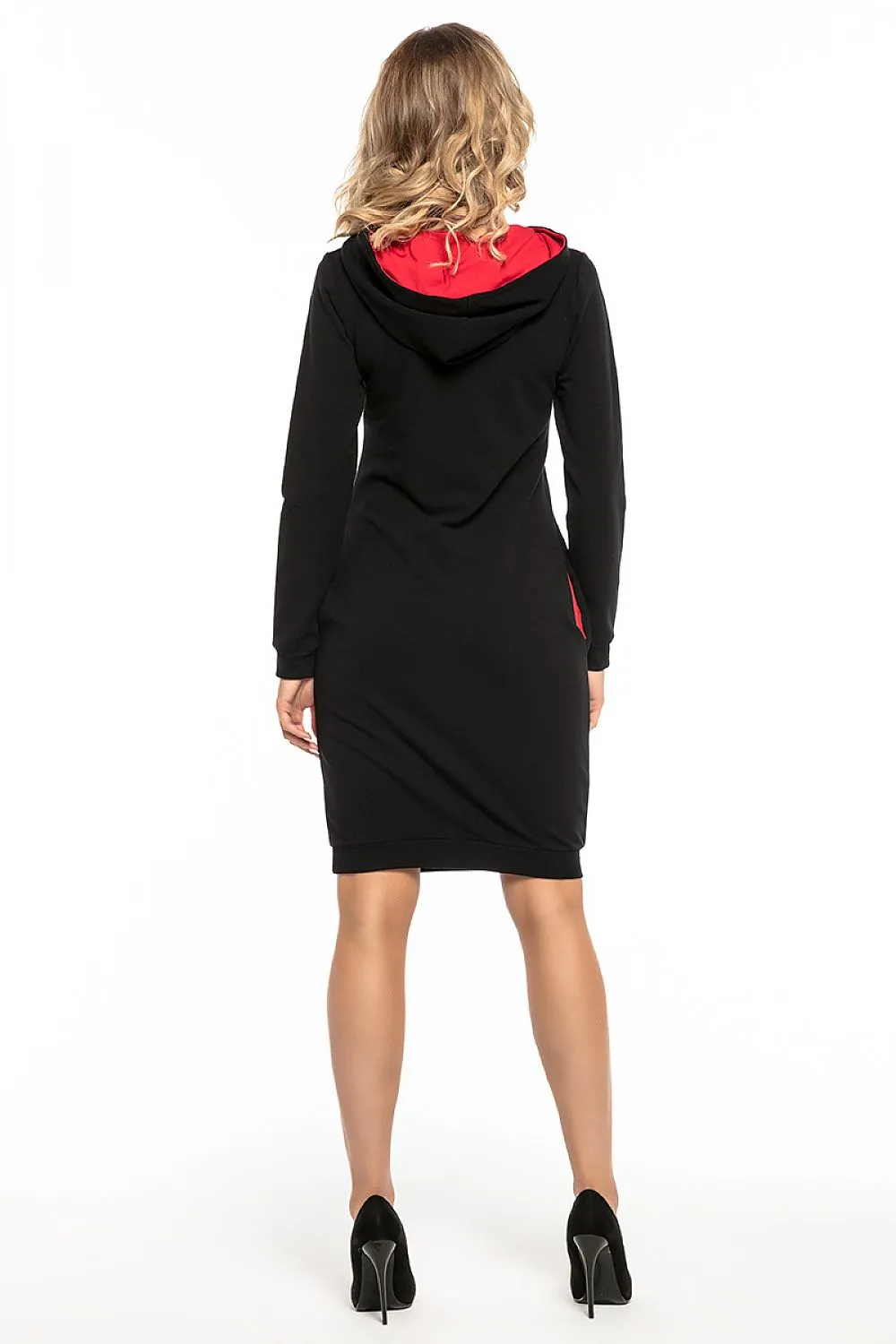 Sophisticated Knit Hooded Dress