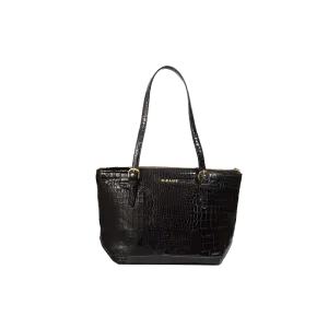 Sophisticated Leather Black Handbag