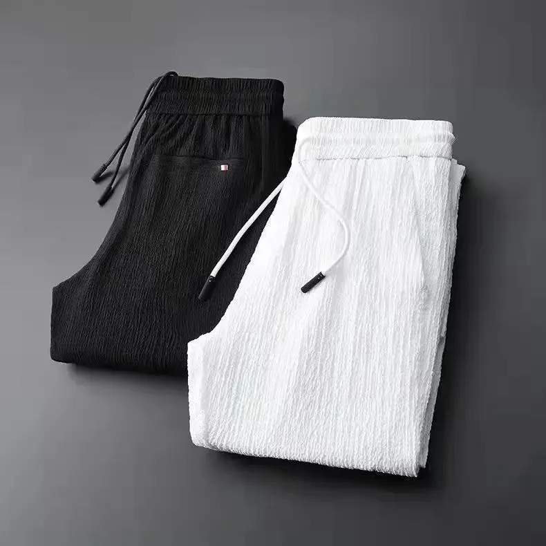 Sophisticated Men's Blazer Set with Drawstring Pants