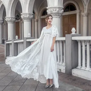Sophisticated Pattern Embroidery Dress