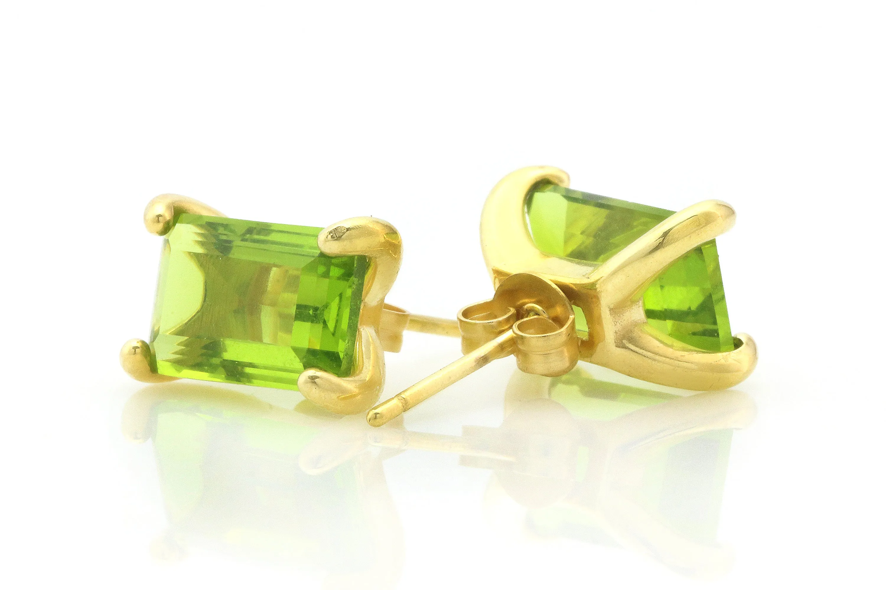 Sophisticated Peridot Gold Filled Earrings