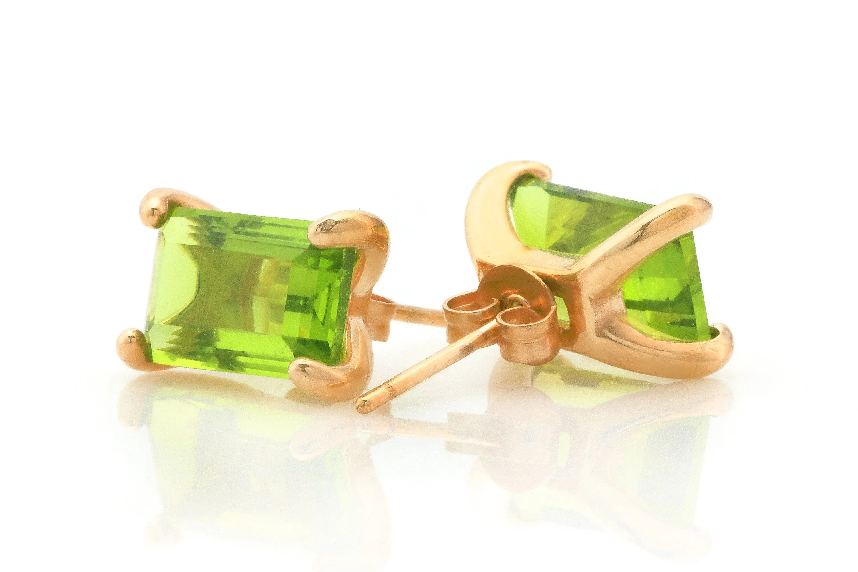 Sophisticated Peridot Gold Filled Earrings
