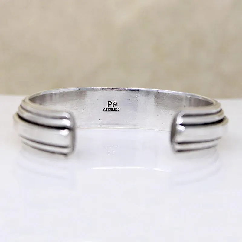 Sophisticated Sterling Silver Cuff Bracelet