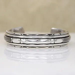 Sophisticated Sterling Silver Cuff Bracelet