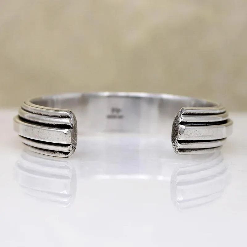 Sophisticated Sterling Silver Cuff Bracelet