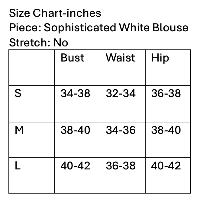 Sophisticated White Blouse