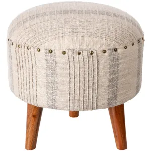 Sophisticated Woven Ottoman