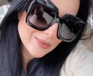 Square Retro Sunglasses Women Oversized Leopard Eyewear Women/Men Glasses Vintage Women
