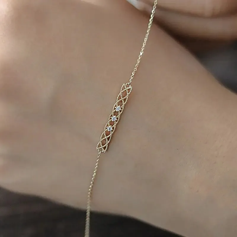 Sterling Silver Bracelet for Female Style