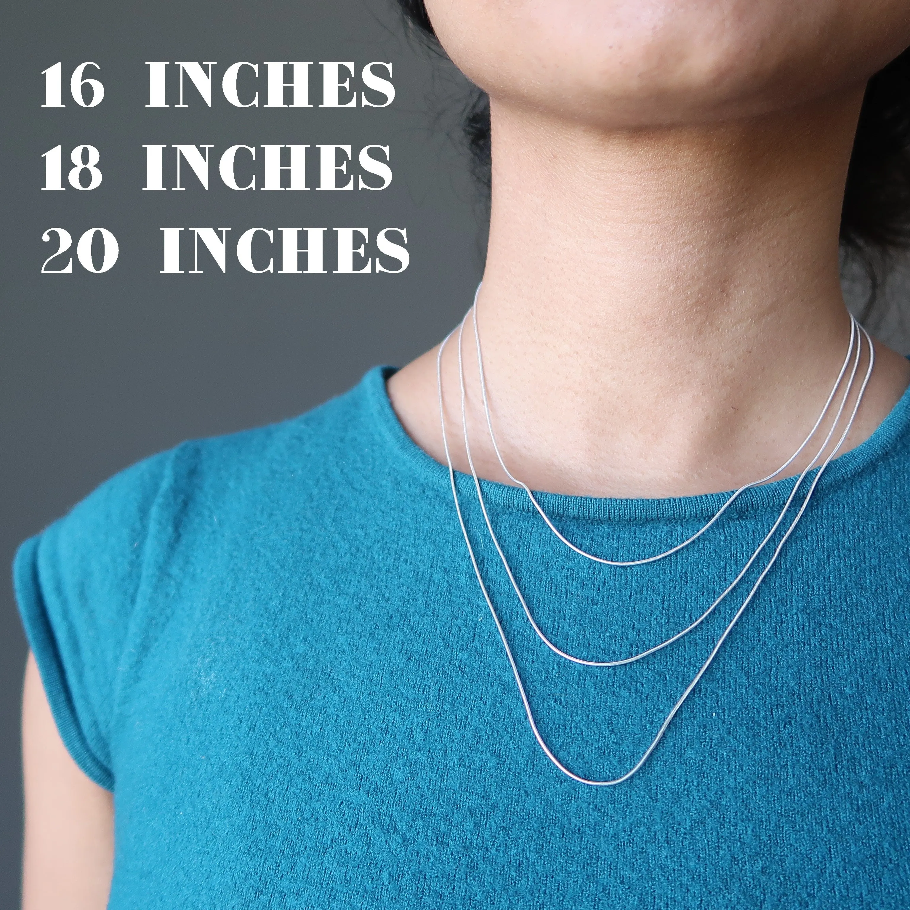 Sterling Silver Chain Necklace Sophisticated Snake