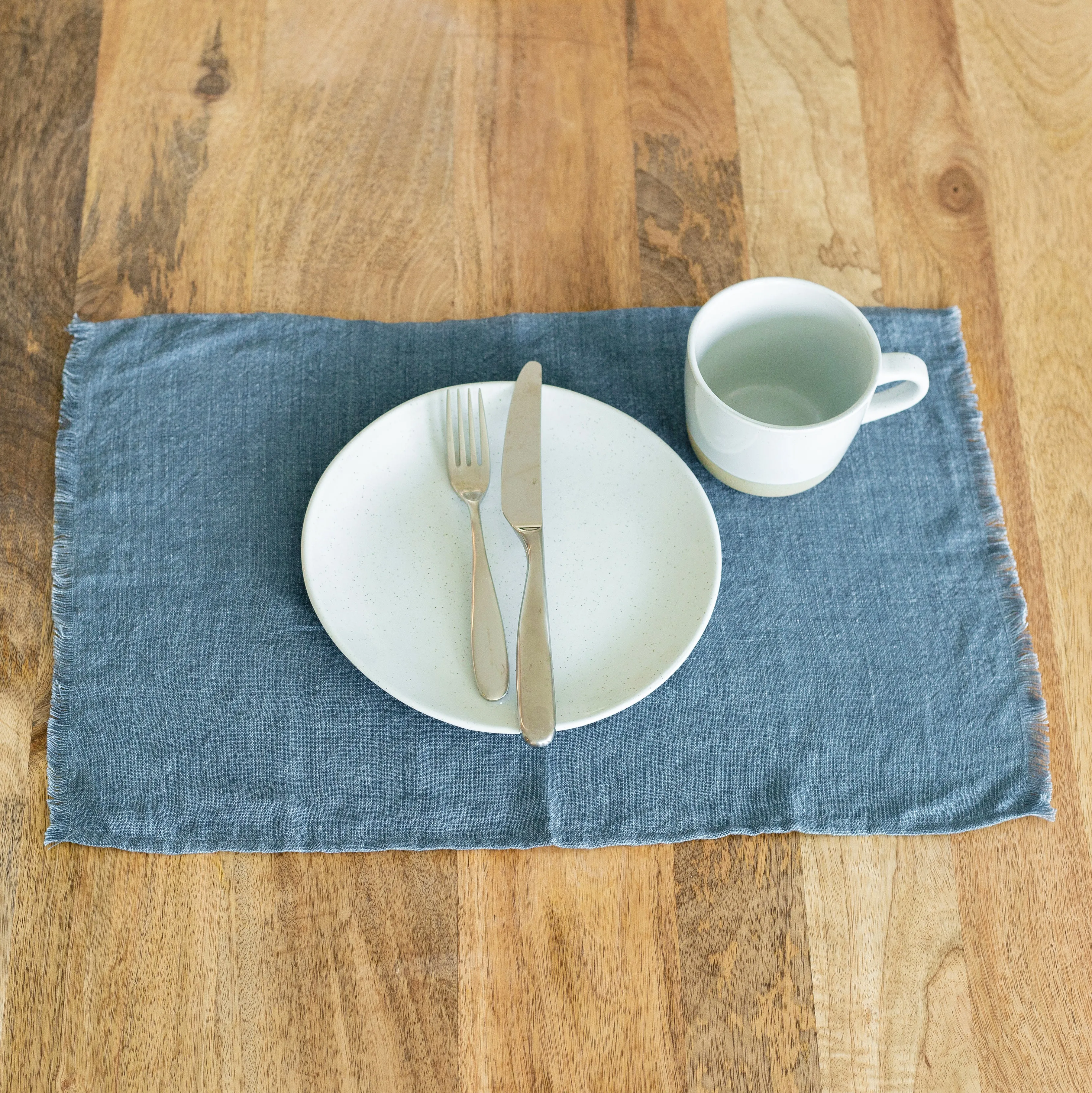Stone Washed Linen Placemat