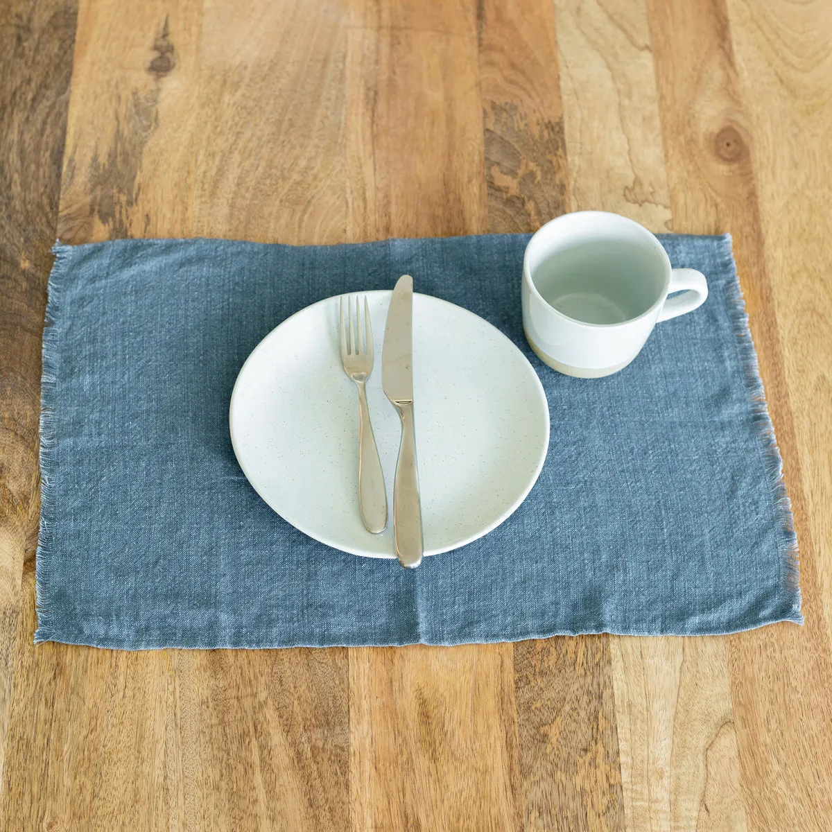 Stone Washed Linen Placemat