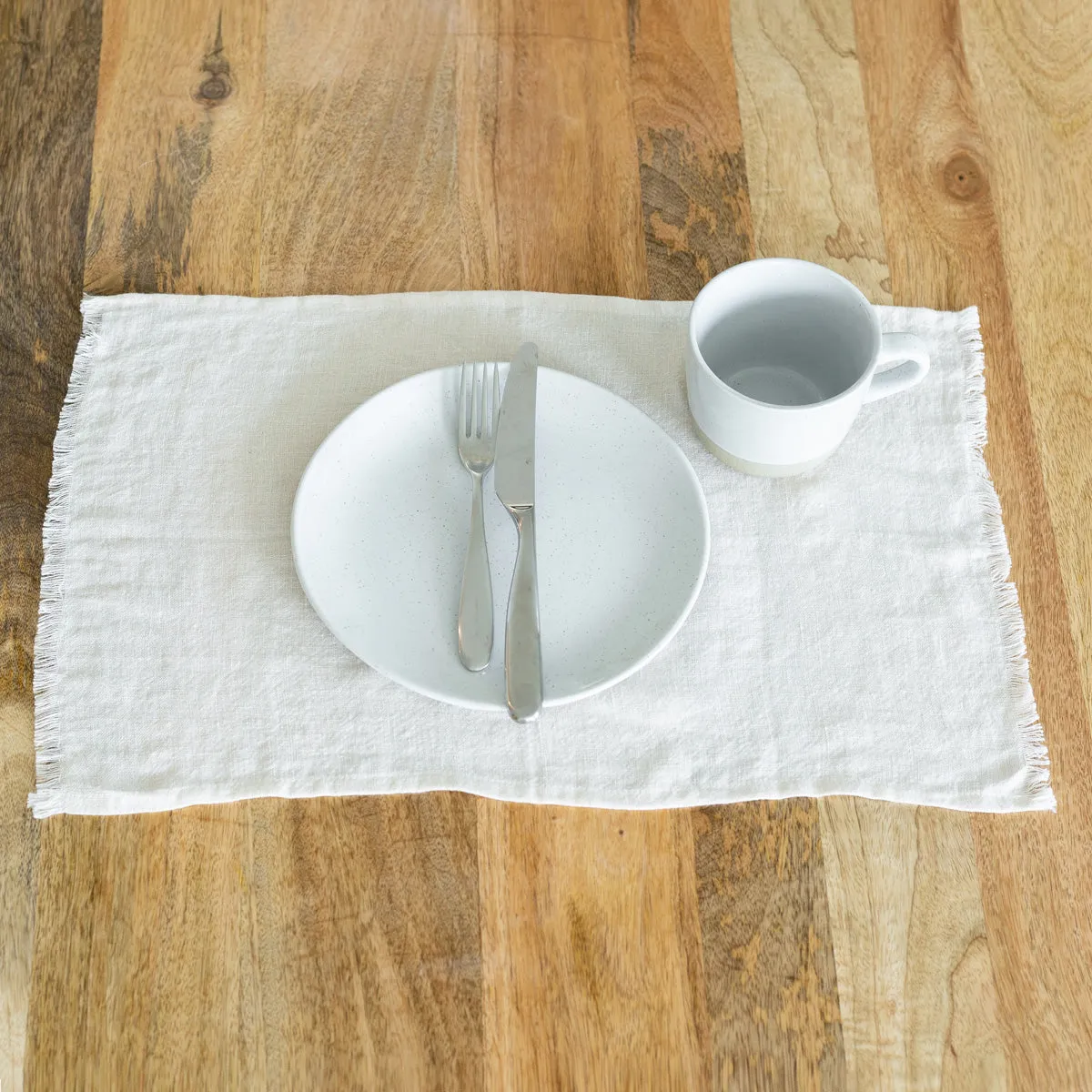Stone Washed Linen Placemat