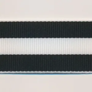 Stripe Grosgrain Ribbon #35 Black & White