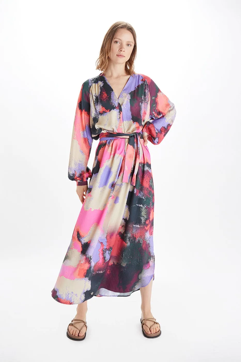 Sunita Satin TENCEL™ Maxi Dress | Multiple Colours