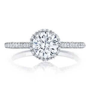 Tacori Pave Diamond Engagement Ring