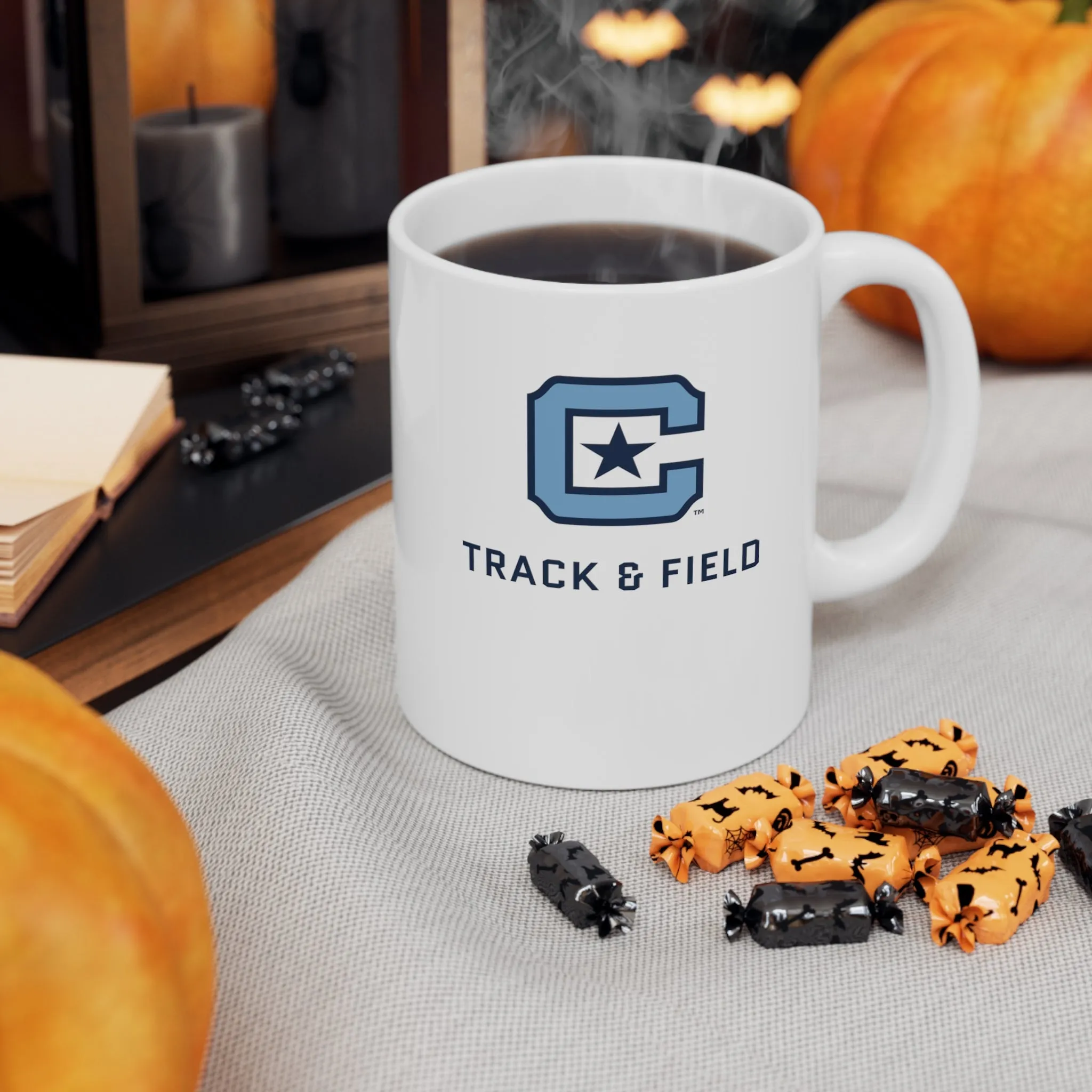 The Citadel Block C Logo, Sports Track & Field, Ceramic Mug 11oz